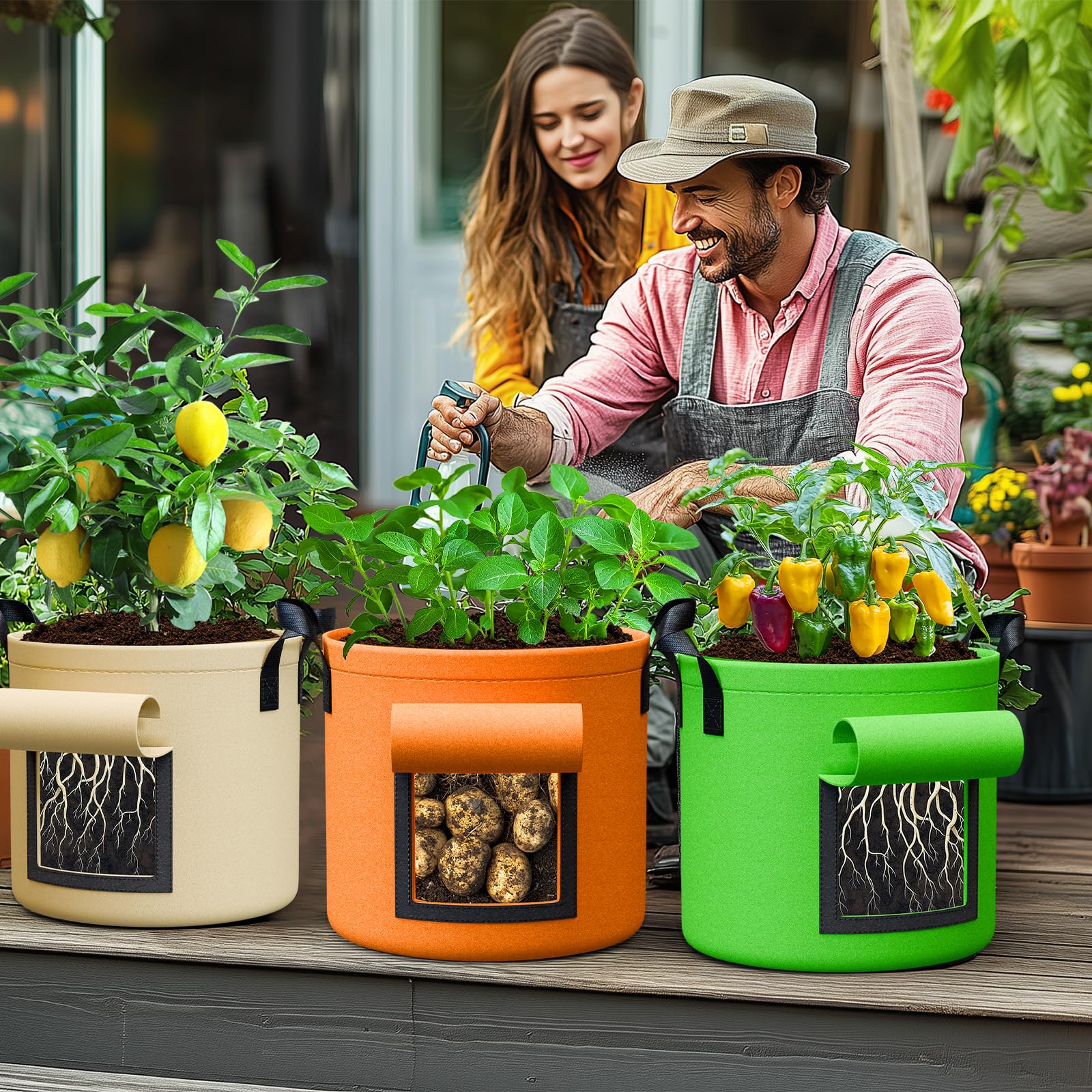 RVZHI reusable garden bags simplify seasonal planting