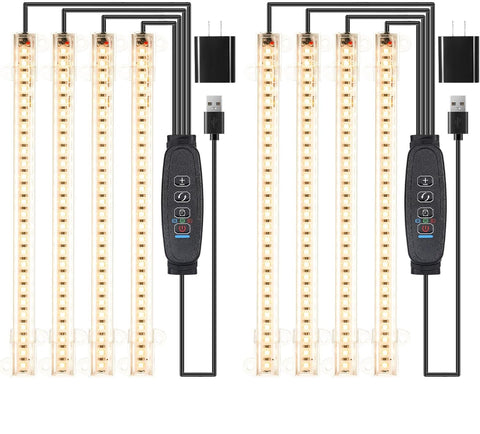 RWNTAO 8.6-inch light strip full assembly for compact indoor gardens, supporting steady plant growth