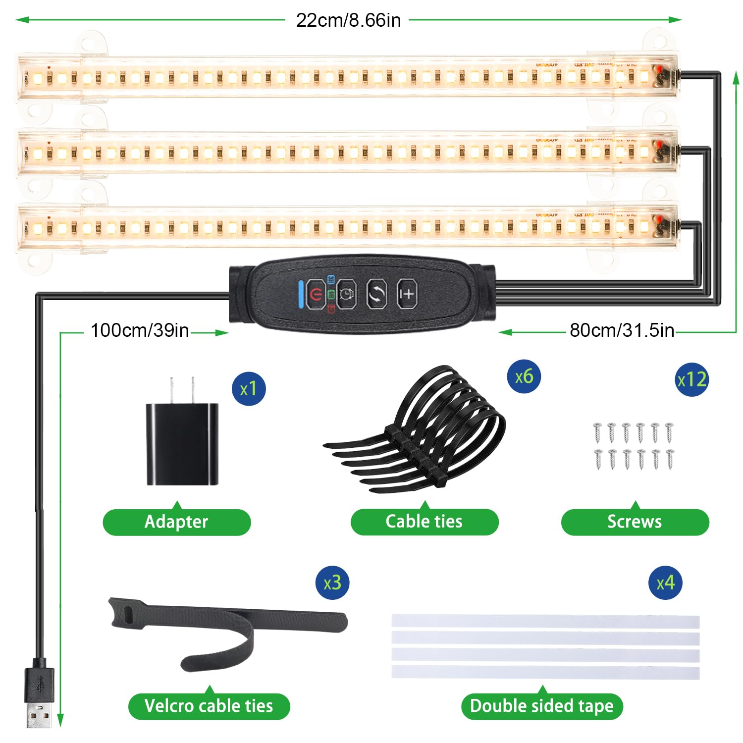 RWNTAO light strip installation provides multiple mounting options.