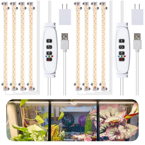 RWNTAO LED grow lamp 3500K strip delivers full-spectrum light for healthy indoor plant growth.