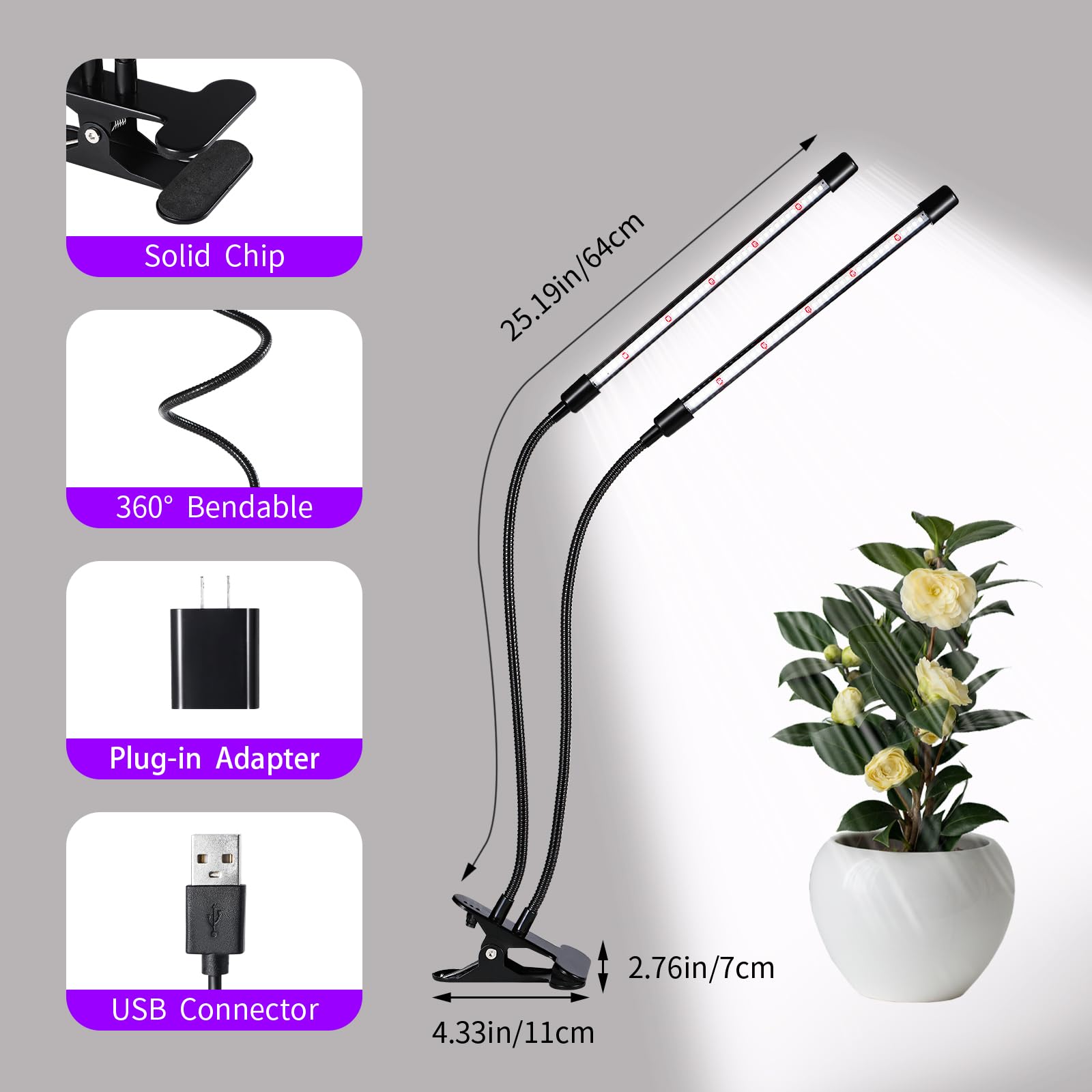 RWNTAO three-mode light for different growth stages.