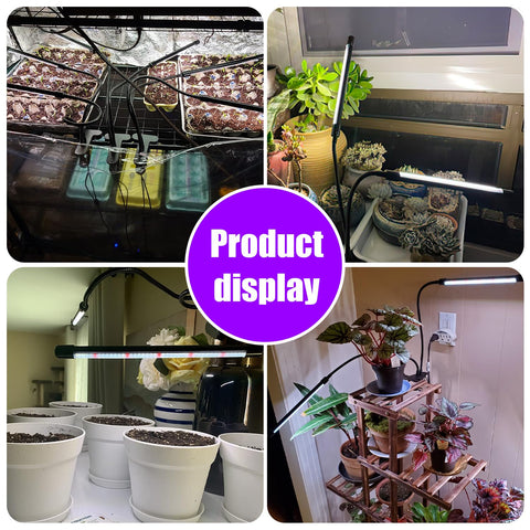 RWNTAO two-pack grow lights for home gardens or indoor farms.