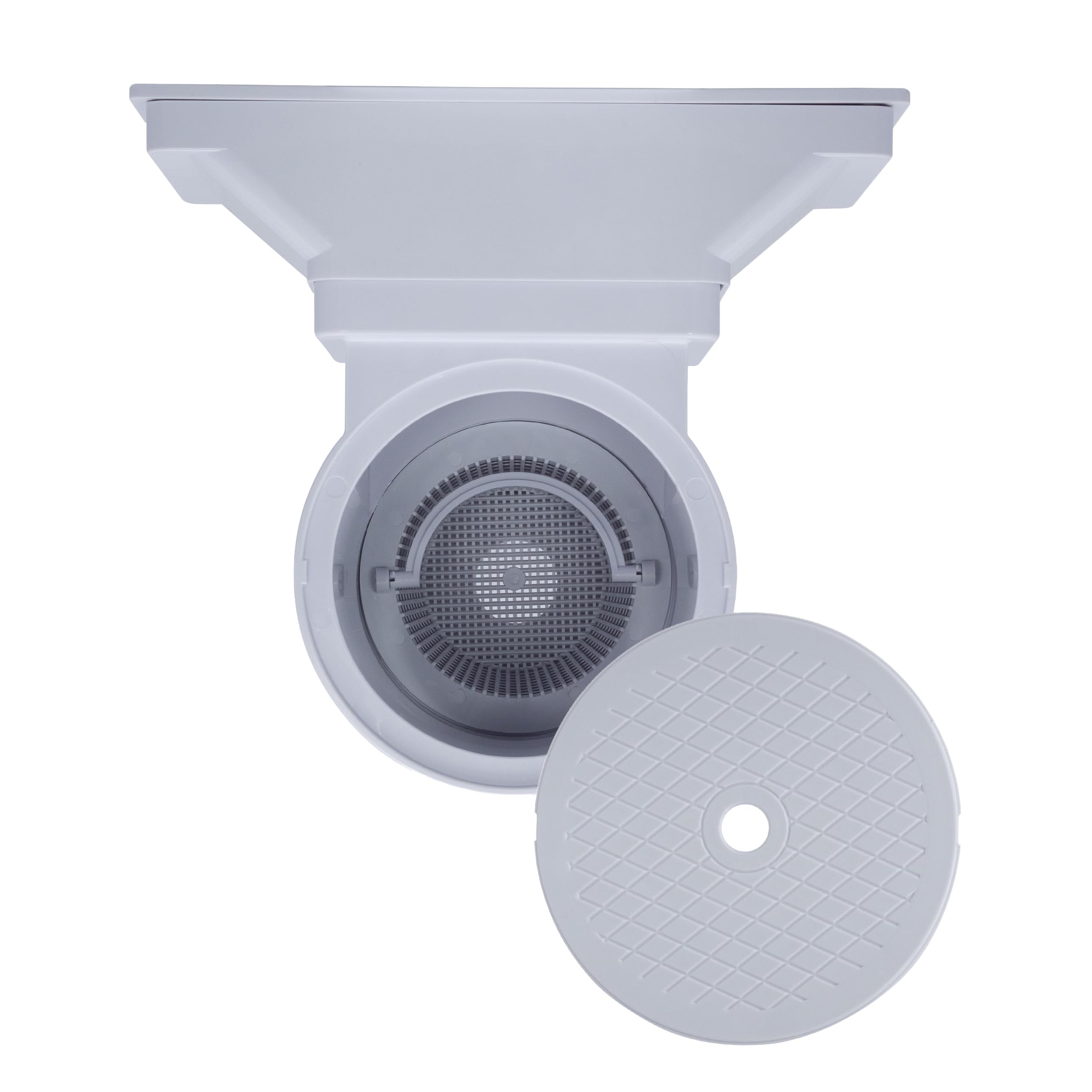 Rx Clear heavy-duty skimmer kit deep basket close-up shows efficient debris capture for balanced water