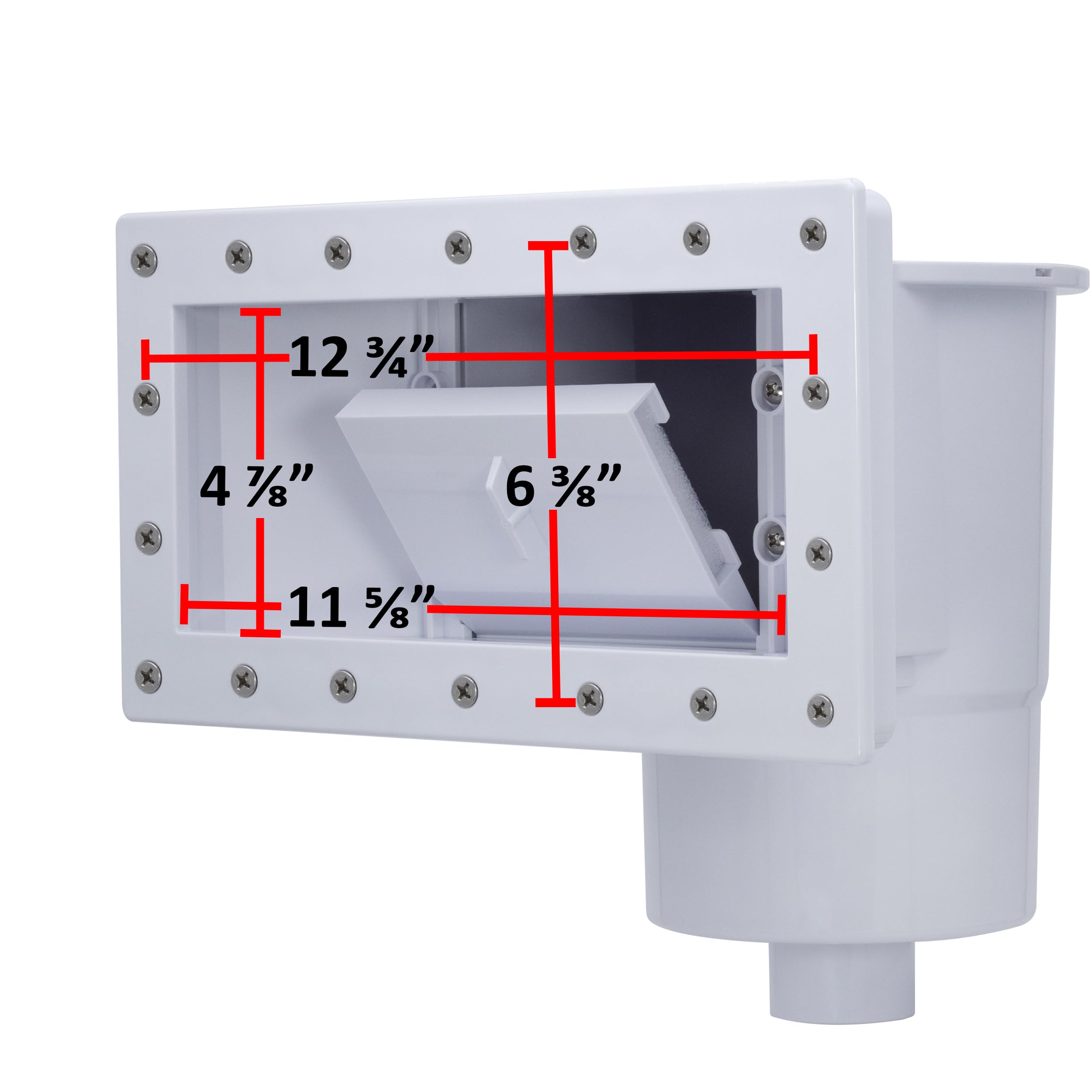 Rx Clear skimmer kit return fitting included for proper water flow and circulation