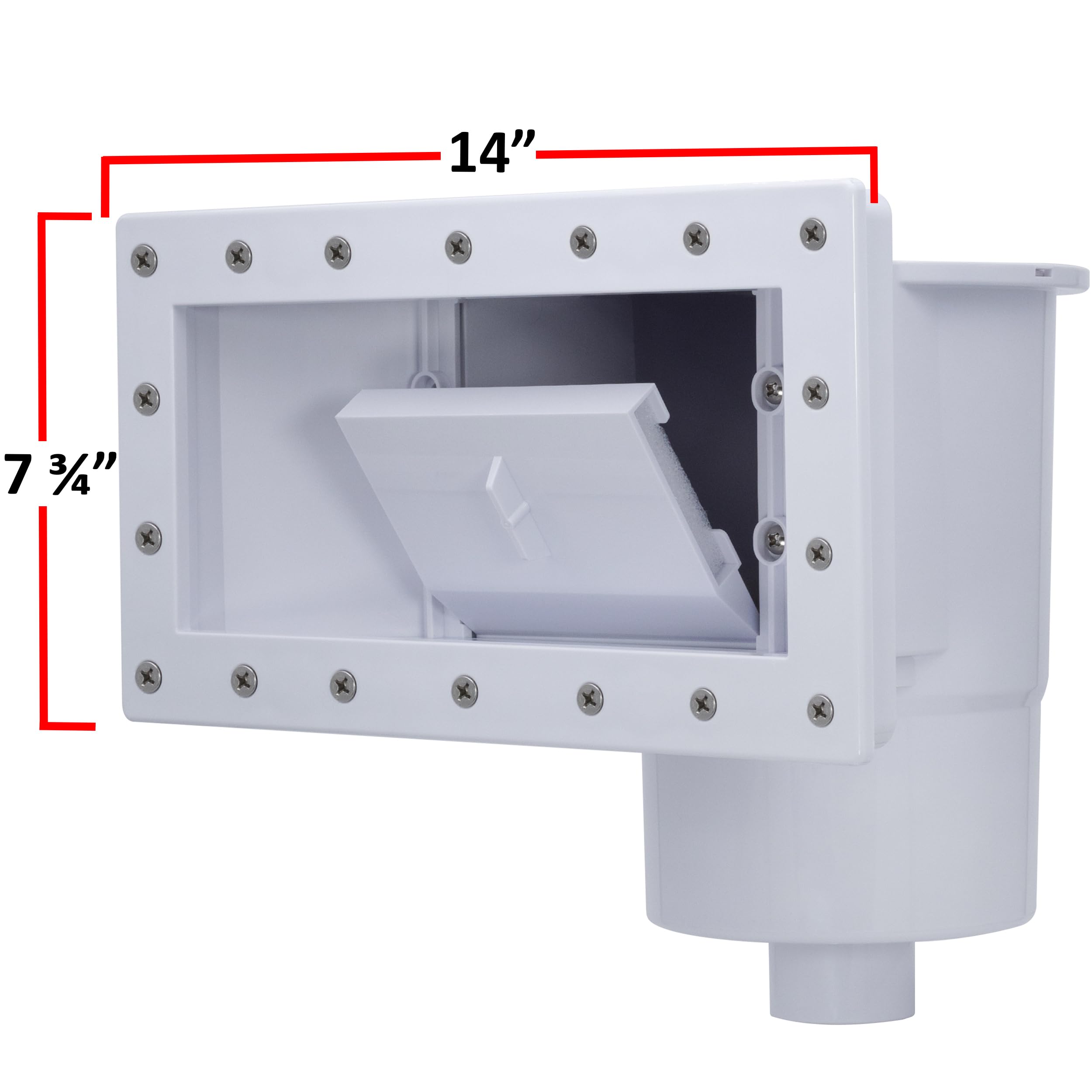 Rx Clear skimmer kit vacuum plate attachment enables versatile cleaning setups