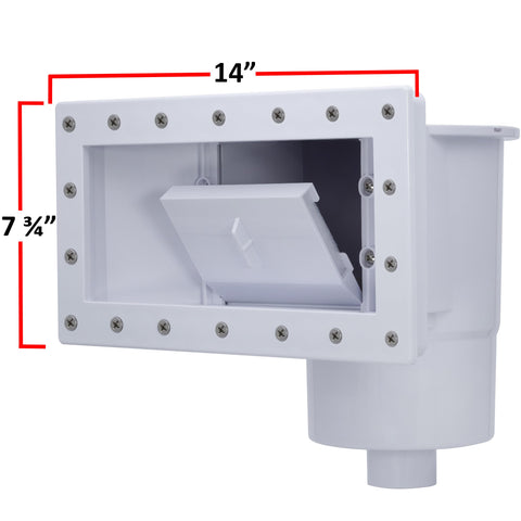 Rx Clear skimmer kit vacuum plate attachment enables versatile cleaning setups