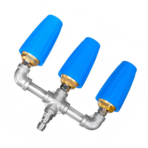 RXLIFE versatile nozzle handles bricks, concrete, and decks with ease.