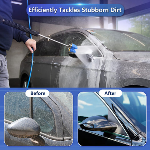 Ryansunoro nozzle powering driveway and patio cleaning with ease