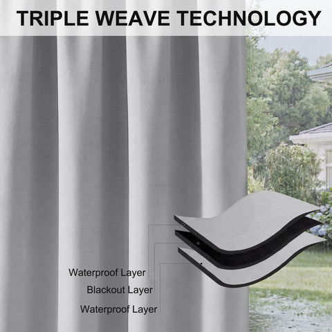 RYB HOME machine-washable design simplifies seasonal curtain care