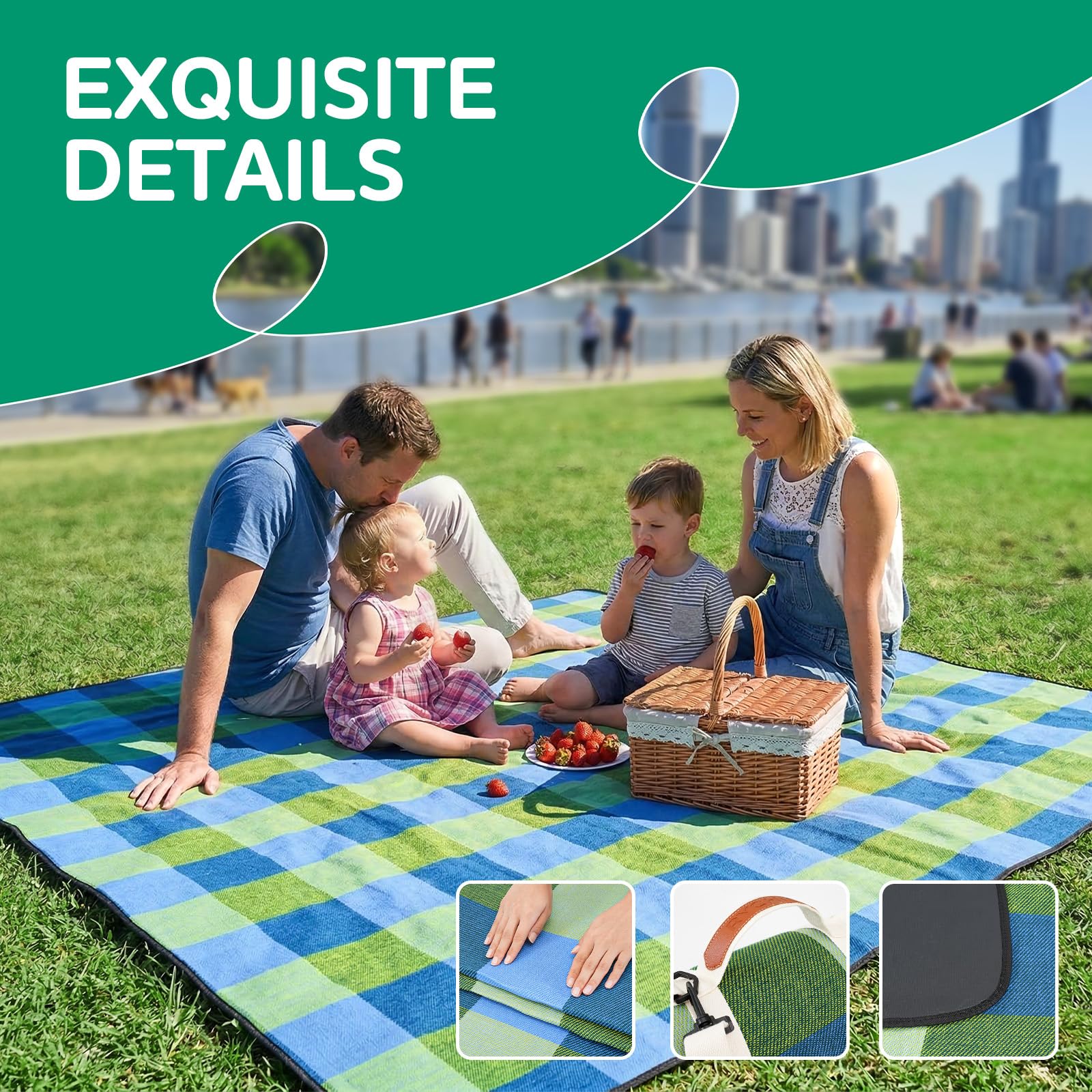 RYCHIC large XL size fits 4-8 adults comfortably.