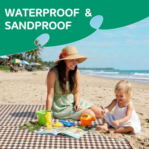 RYCHIC multi-use outdoor blanket adapts from park to camp with versatile waterproof comfort.