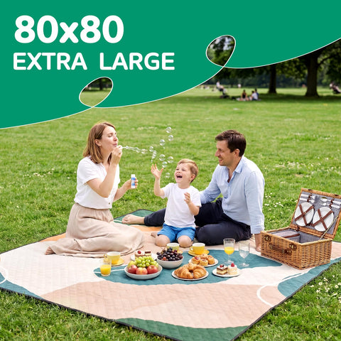 RYCHIC sandproof picnic blanket for beach days and easy cleanup