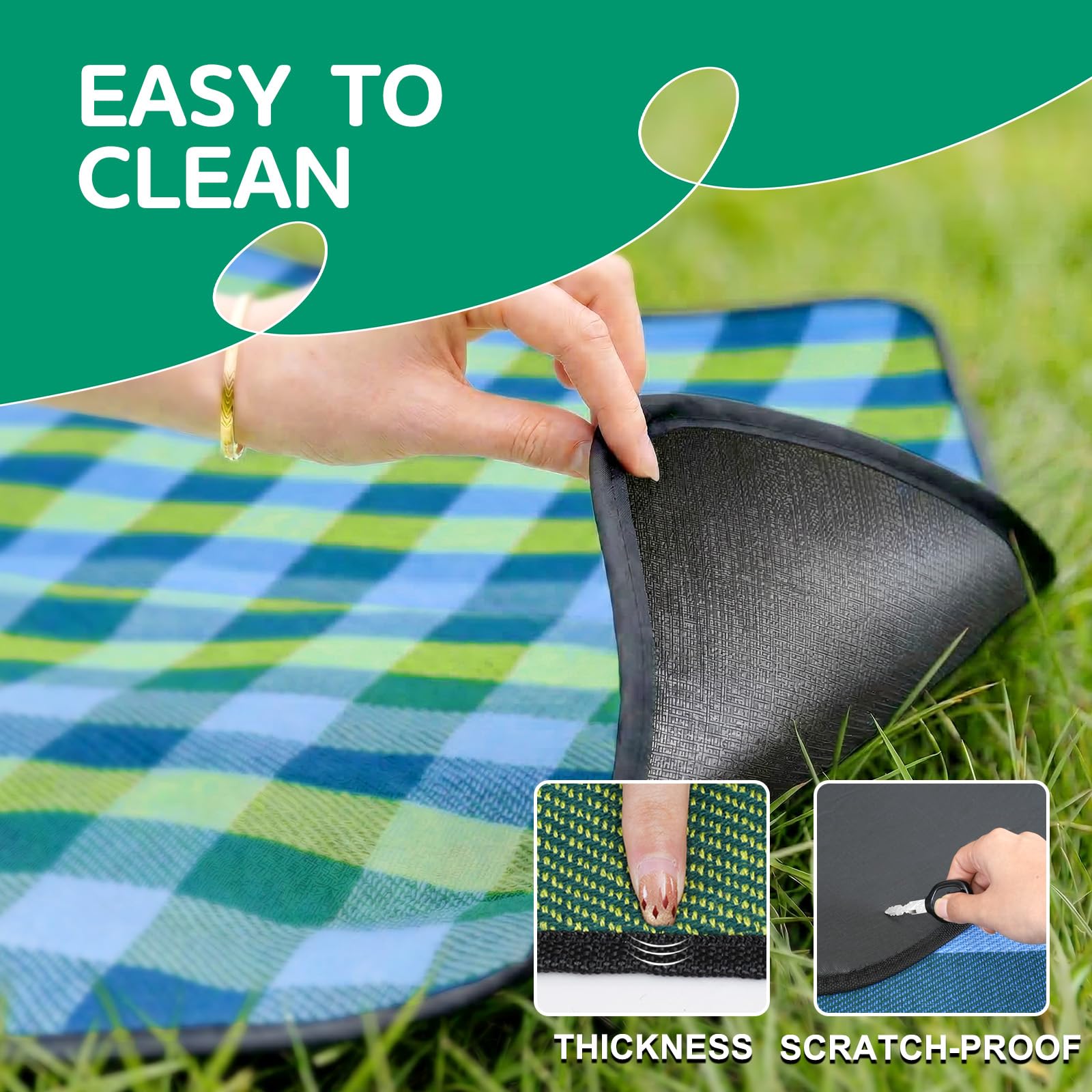 RYCHIC three-layer design boosts durability and lightweight portability.