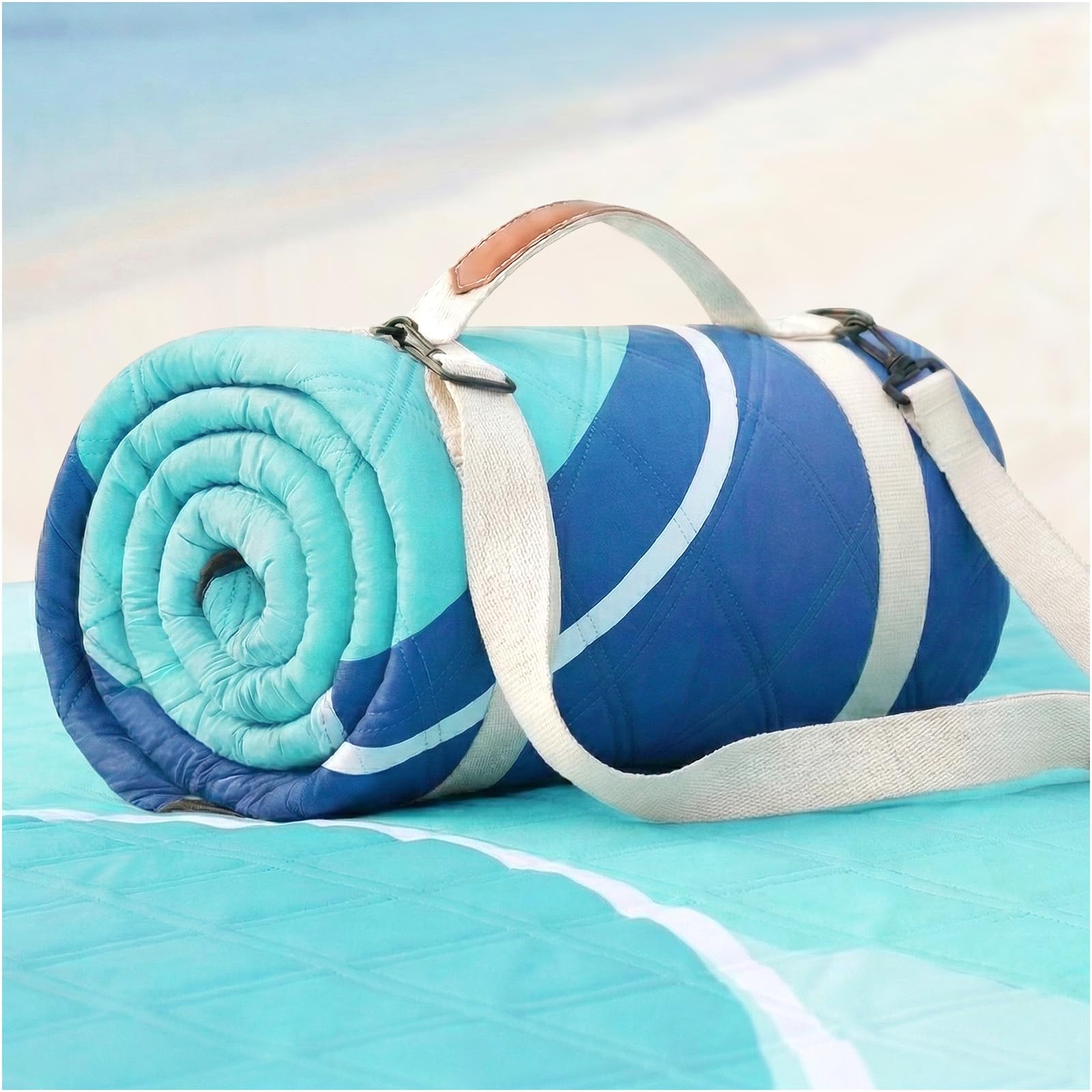 RYCHIC waterproof beach blanket large offers sandproof comfort for family beach days