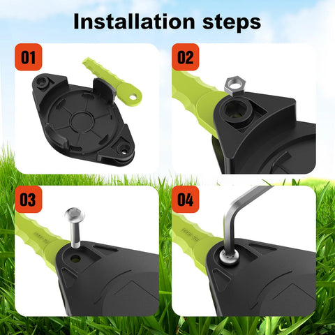 Ryobi 18V compatibility with Rivershine ACFHRL2 head shown