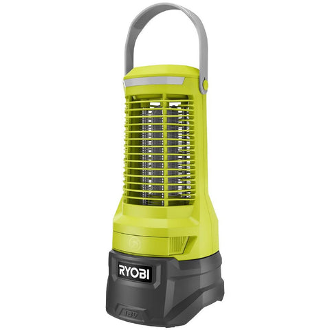 RYOBI 18V ONE+ Bug Zapper front view for cordless outdoor pest protection.