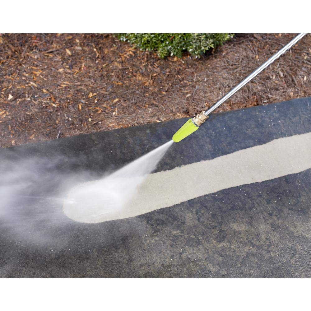 RYOBI 3,300 PSI turbo nozzle, side view, ready for versatile gas or electric washers.