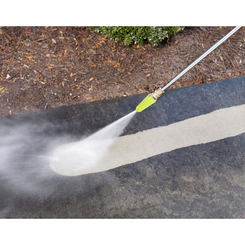 RYOBI 3,300 PSI turbo nozzle, side view, ready for versatile gas or electric washers.
