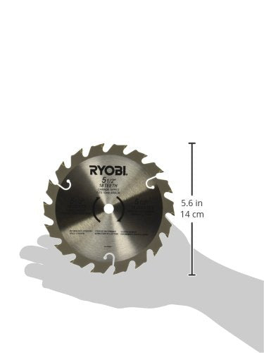 Ryobi 6797329 blade, teeth closeup, showcasing durable carbide performance.