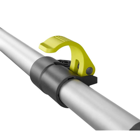 RYOBI brush head for pressure washing tackles stubborn grime.