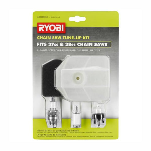 RYOBI Chainsaw Tune-Up Kit complete set for reliable starts and easier maintenance