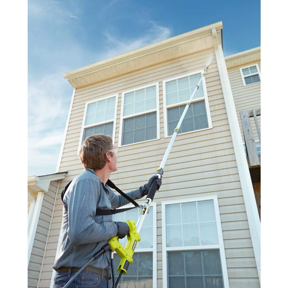 RYOBI durable extension pole for long-lasting use.