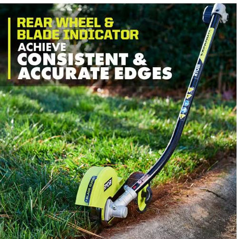 Spindle lock enables quick blade changes for faster jobs.