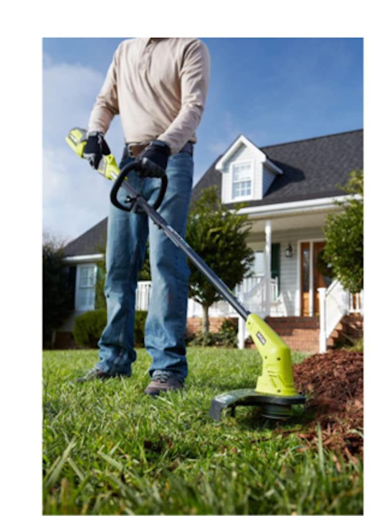 RYOBI Jet Fan blower delivering strong airflow for debris removal