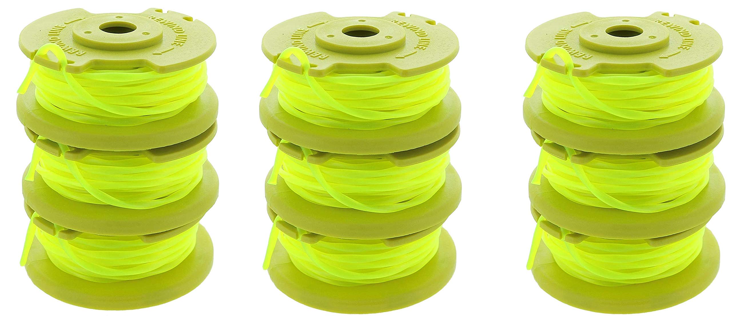 Ryobi One+ AC80RL3 twisted line spool for quick maintenance and precise cutting.