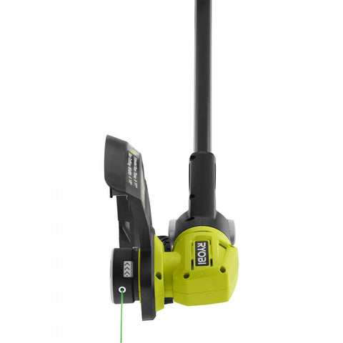 RYOBI ONE+ 18V 13in trimmer auto-feed head reduces reloading stops.