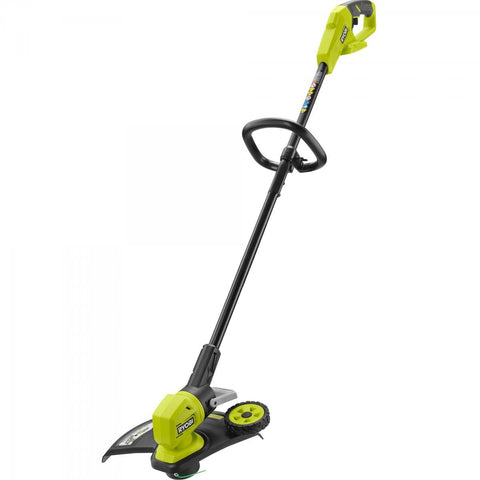 RYOBI ONE+ 18V 13in trimmer head pivot for effortless edging along borders.