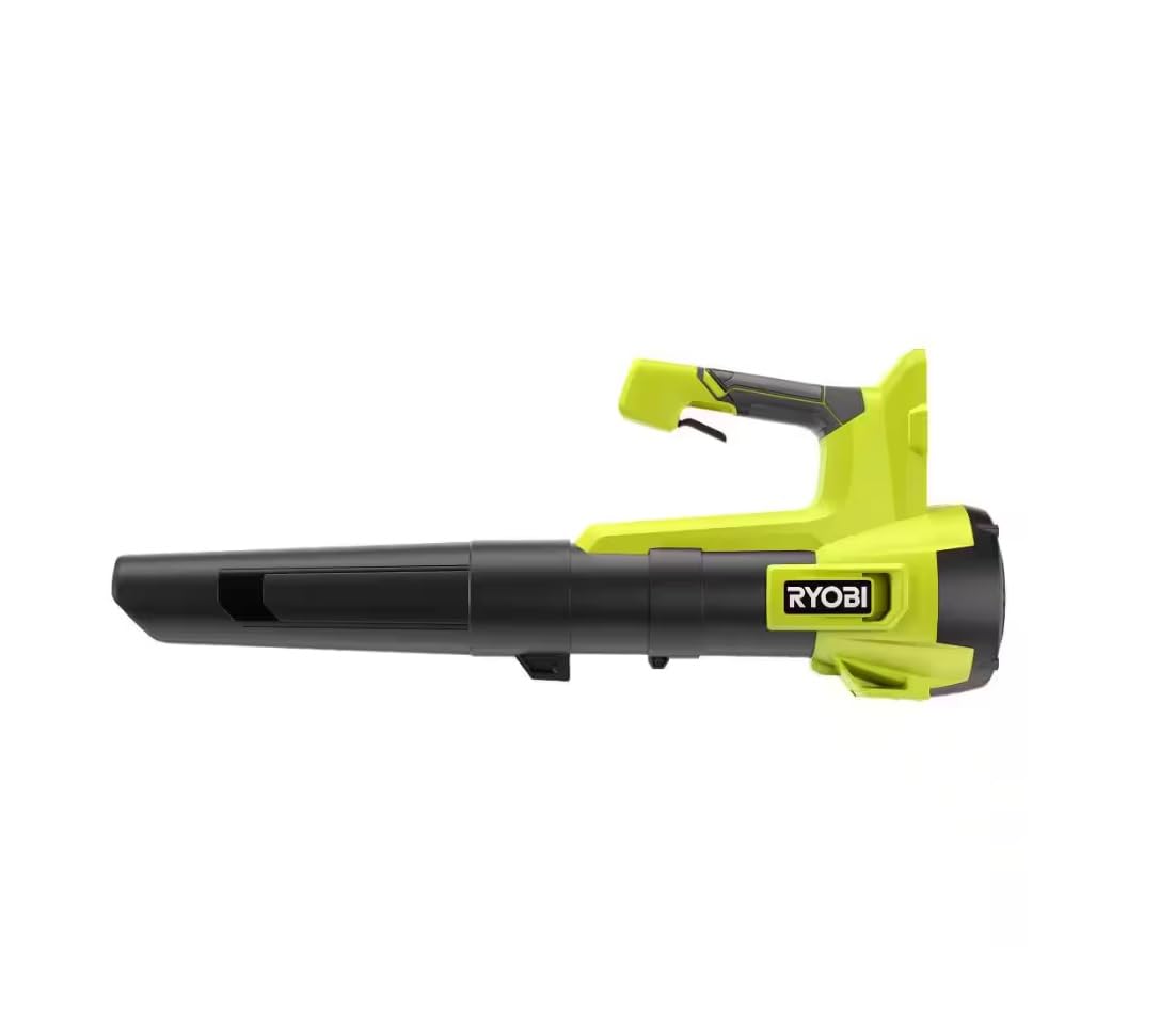 RYOBI ONE+ 18V jet blower delivers 350 CFM air flow.