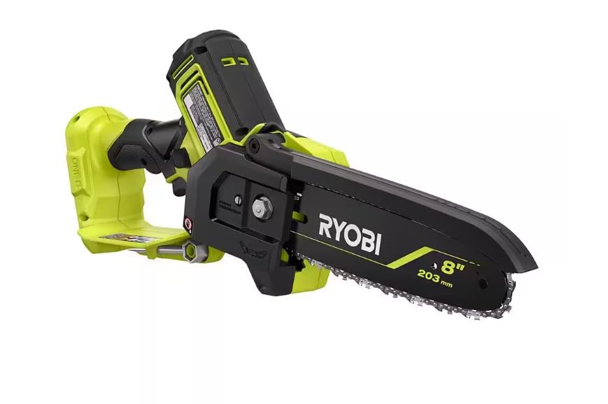 Close-up of RYOBI ONE+ HP brushless motor for faster cutting