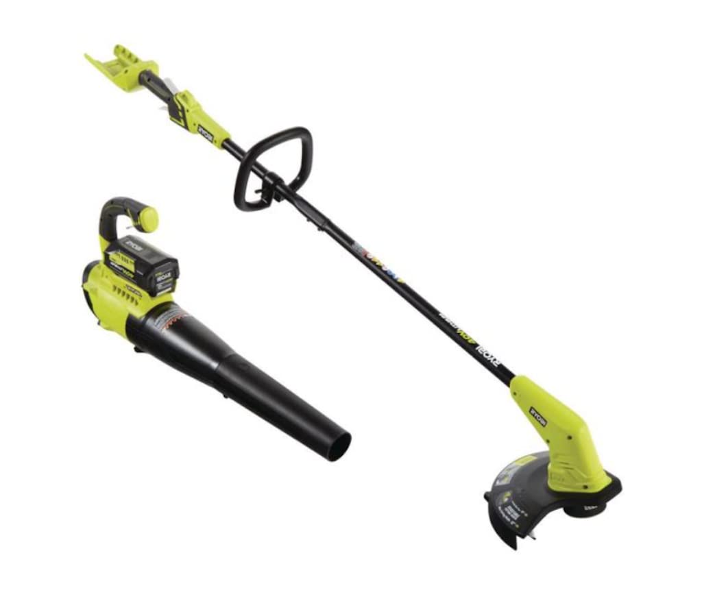 RYOBI Reel-Easy bump-feed head enabling fast string reloads