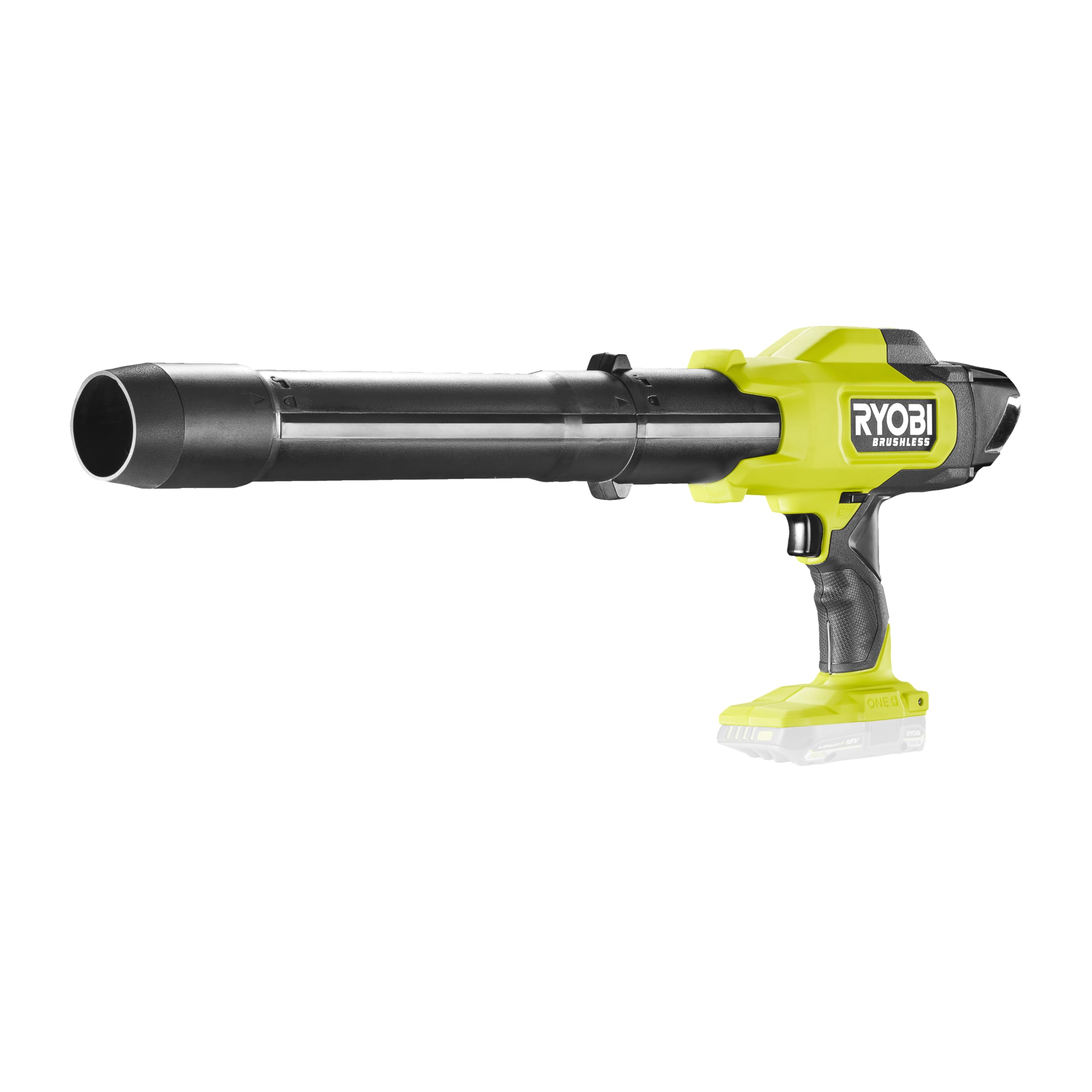 RYOBI RY18BLCXA-0 compact blower with extended tube for reach and control.