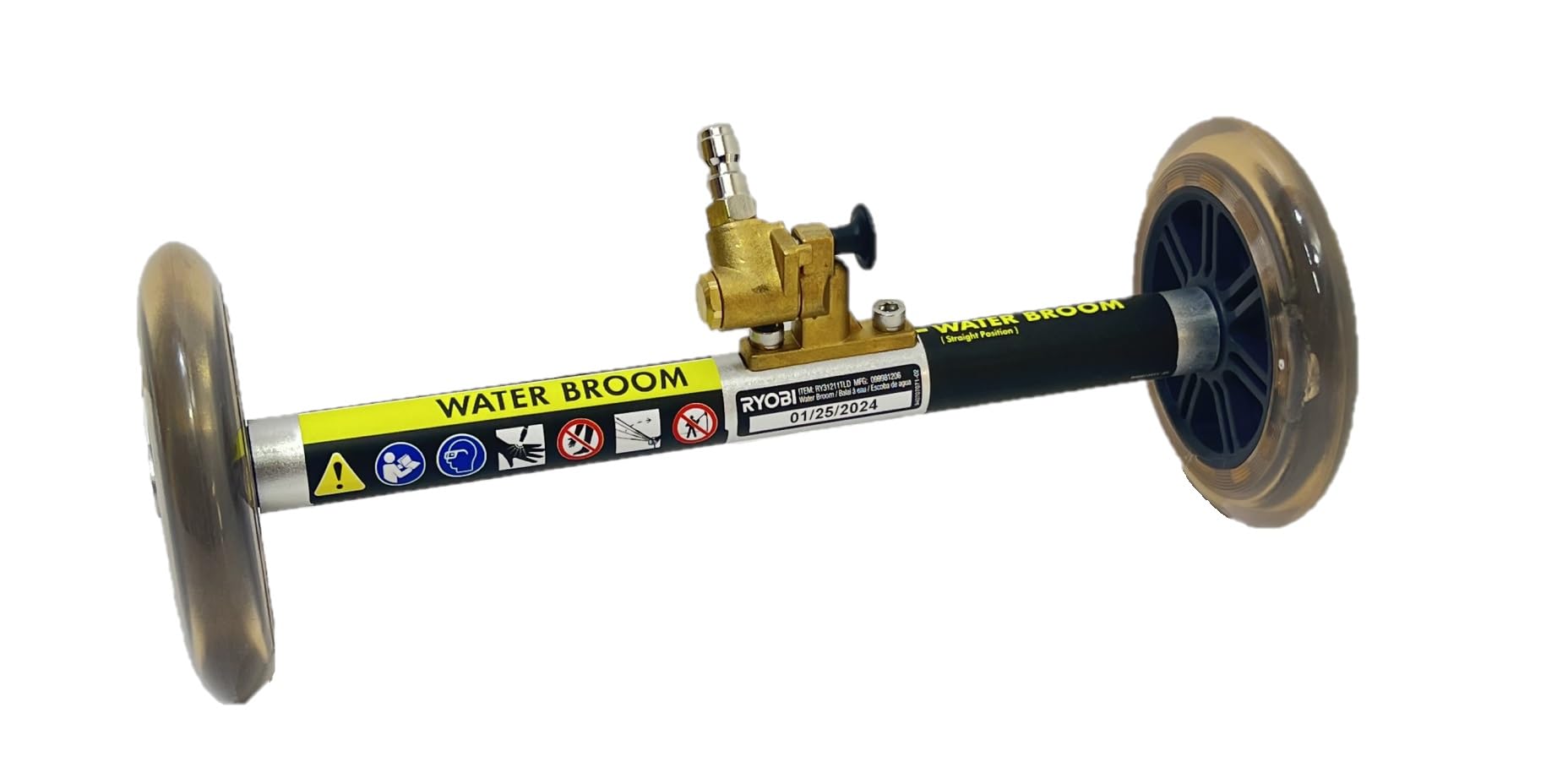RYOBI water broom attachment connection with compatible washers