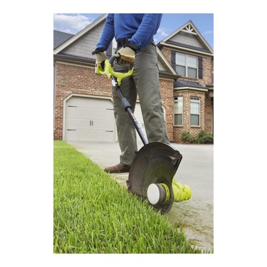 RYOBI yard setup showing the toolkit for easy maintenance