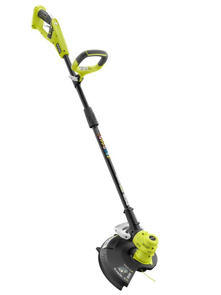 Ryobi ZRP2008A trimmer head with 90° pivot enables easy edging and precise lawn care.