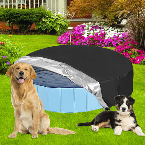Rypet camping use showing pool cover for outdoor play