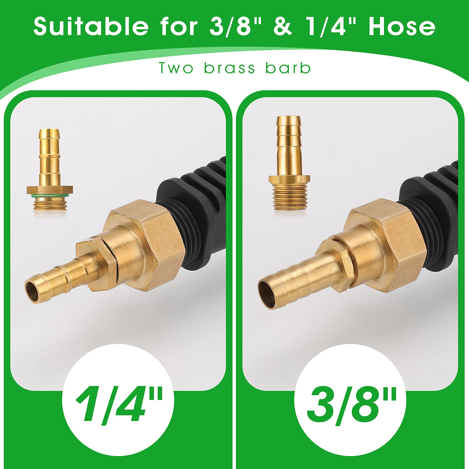 Ryscam adjustable nozzle for mist or straight spray.