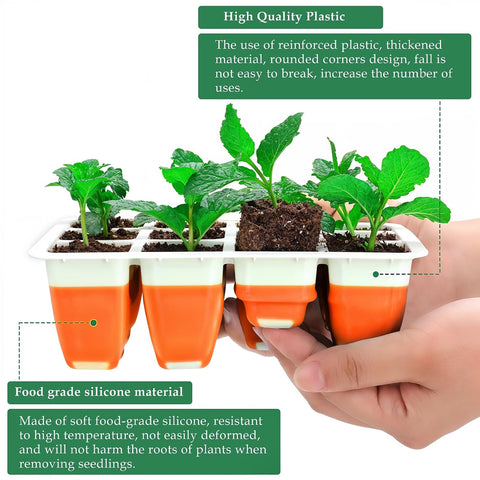 Ryscam reusable silicone seed-starter trays reduce waste over time