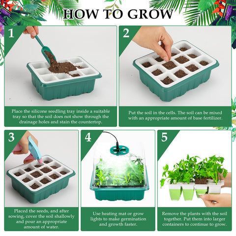 Ryscam base tray enables bottom watering to reduce overwatering.