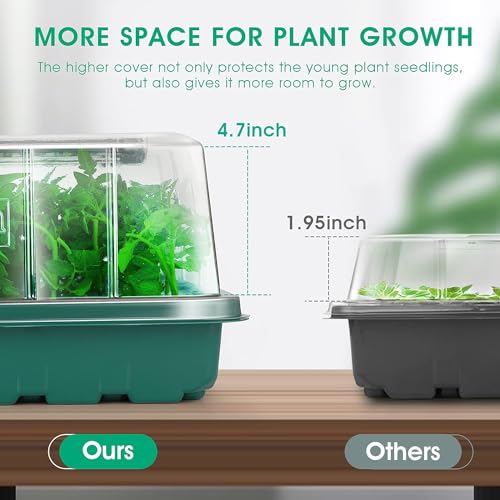 Ryscam humidity dome tray maintains ideal moisture for sprouts