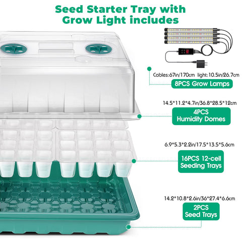 Ryscam indoor garden setup suitable for seed starting and cuttings