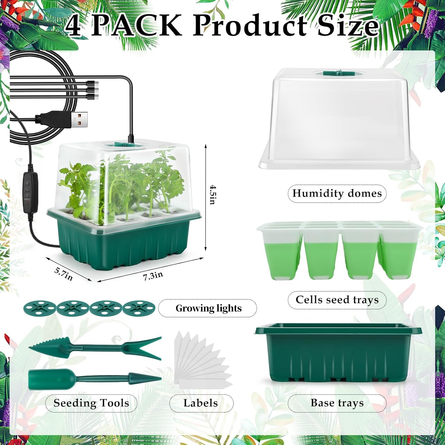 Ryscam seedling kit labels and planting tools