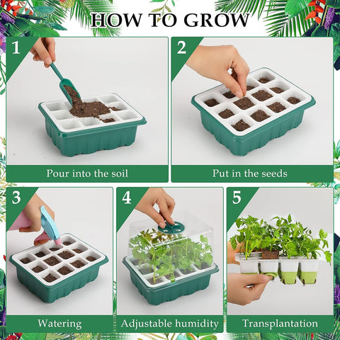 Ryscam reusable and dishwasher-safe seedling tray