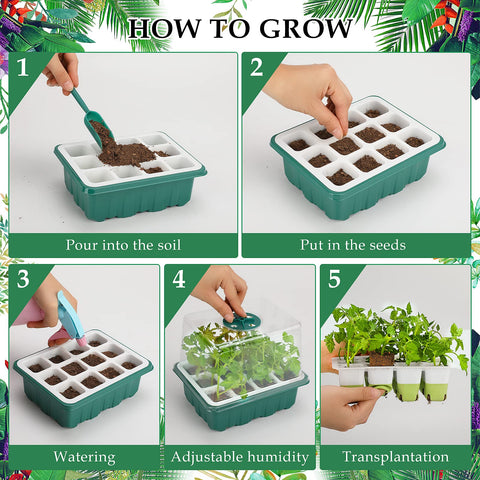 Ryscam silicone-base seed tray allowing easy root release