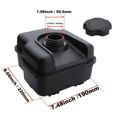 RYTIME 799863 fuel tank with corrosion-resistant plastic for long engine life