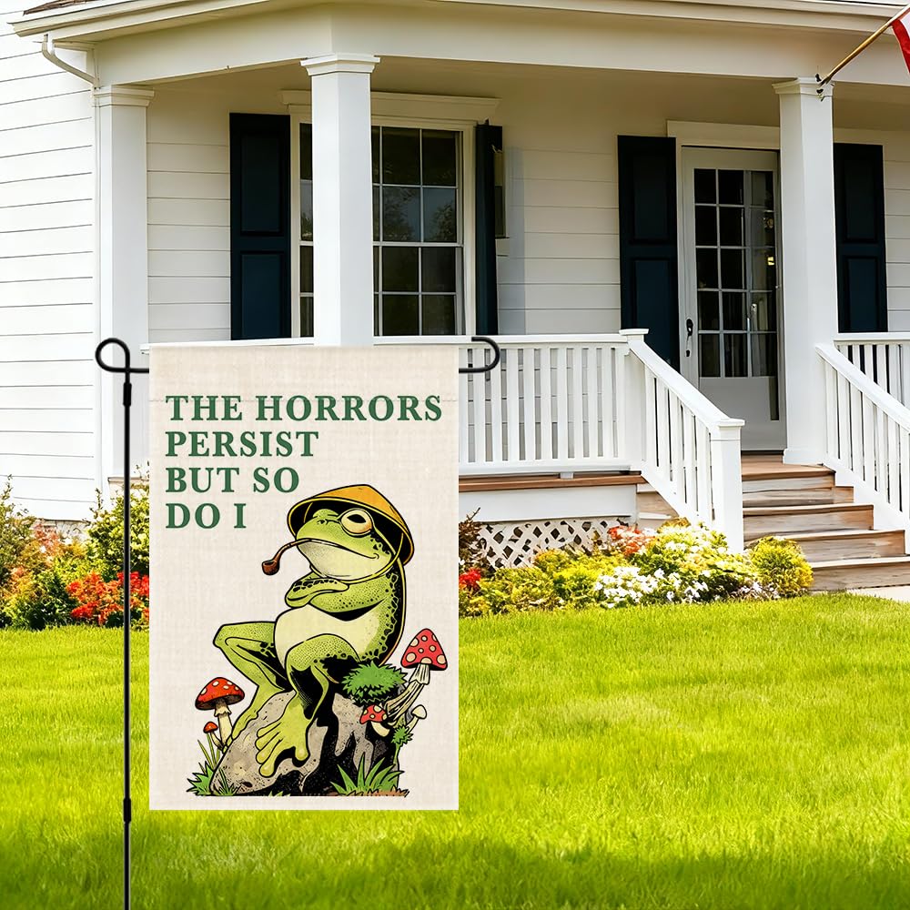 RZHV weatherproof garden flag banner designed for durable outdoor display