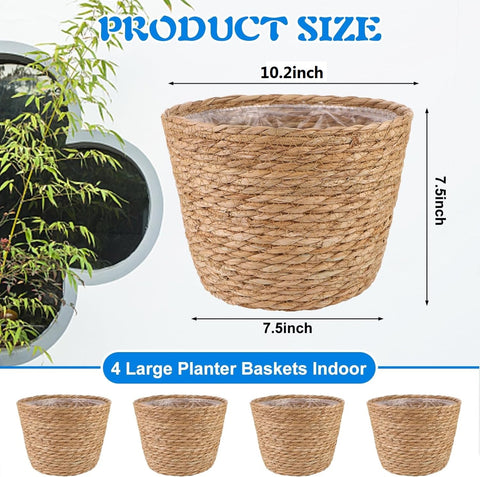 RZJSLSHANHAI planter baskets with waterproof lining to protect surfaces